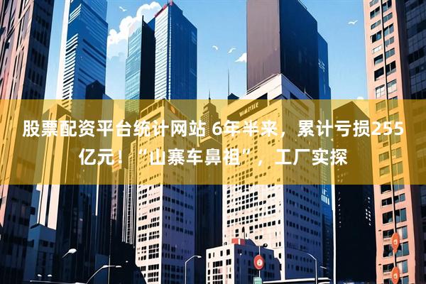 股票配资平台统计网站 6年半来，累计亏损255亿元！“山寨车鼻祖”，工厂实探